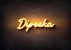 Glow Name Profile Picture for Dipeeka