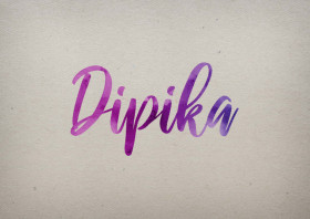 Dipika Watercolor Name DP