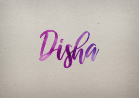 Disha Watercolor Name DP