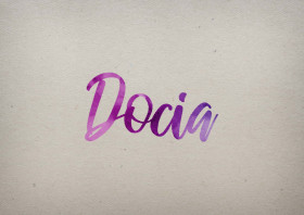 Docia Watercolor Name DP