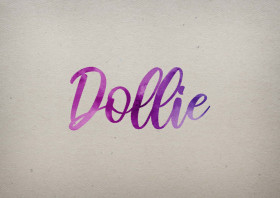 Dollie Watercolor Name DP