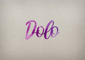 Dolo Watercolor Name DP