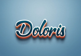 Cursive Name DP: Doloris