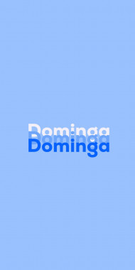 Name DP: Dominga