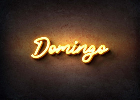 Glow Name Profile Picture for Domingo