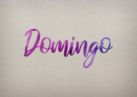 Domingo Watercolor Name DP