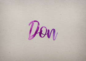 Don Watercolor Name DP