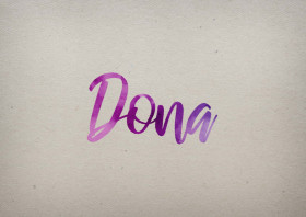 Dona Watercolor Name DP