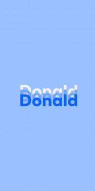 Name DP: Donald