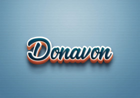 Cursive Name DP: Donavon