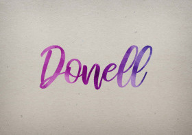 Donell Watercolor Name DP