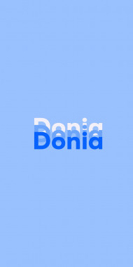Name DP: Donia