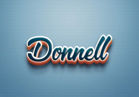 Cursive Name DP: Donnell