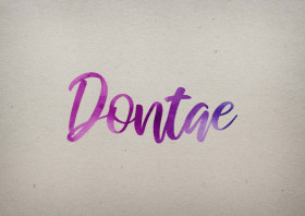 Dontae Watercolor Name DP