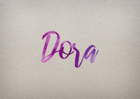 Dora Watercolor Name DP