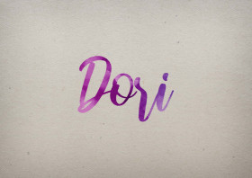 Dori Watercolor Name DP