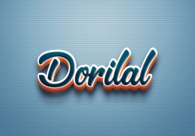 Cursive Name DP: Dorilal