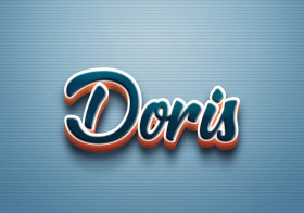 Cursive Name DP: Doris
