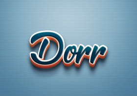 Cursive Name DP: Dorr