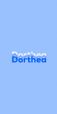 Name DP: Dorthea