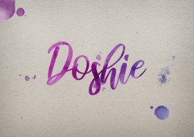 Doshie Watercolor Name DP