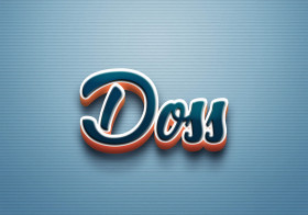 Cursive Name DP: Doss