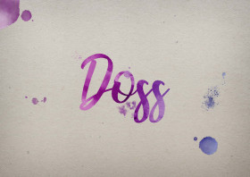 Doss Watercolor Name DP