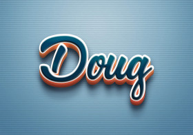 Cursive Name DP: Doug