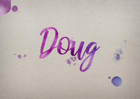 Doug Watercolor Name DP