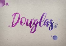 Douglas Watercolor Name DP
