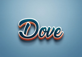 Cursive Name DP: Dove