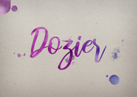Dozier Watercolor Name DP