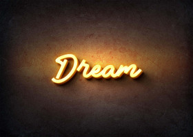Glow Name Profile Picture for Dream