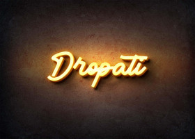 Glow Name Profile Picture for Dropati
