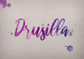 Drusilla Watercolor Name DP