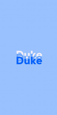 Name DP: Duke