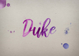Duke Watercolor Name DP