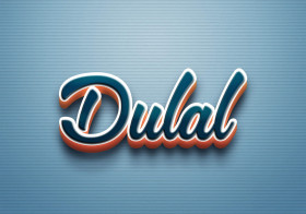 Cursive Name DP: Dulal