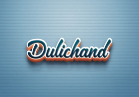 Cursive Name DP: Dulichand