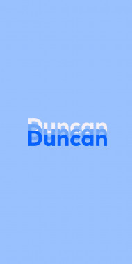Name DP: Duncan