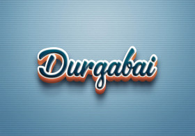 Cursive Name DP: Durgabai