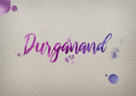 Durganand Watercolor Name DP