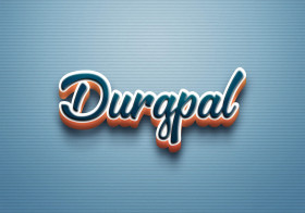 Cursive Name DP: Durgpal