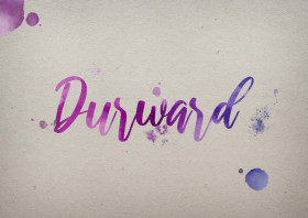 Durward Watercolor Name DP