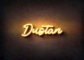 Glow Name Profile Picture for Dustan