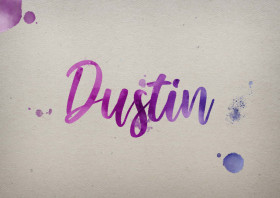 Dustin Watercolor Name DP