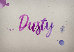 Dusty Watercolor Name DP