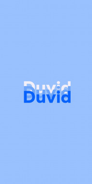 Name DP: Duvid