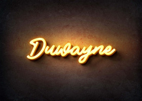 Glow Name Profile Picture for Duwayne