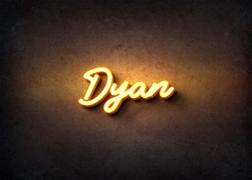 Glow Name Profile Picture for Dyan